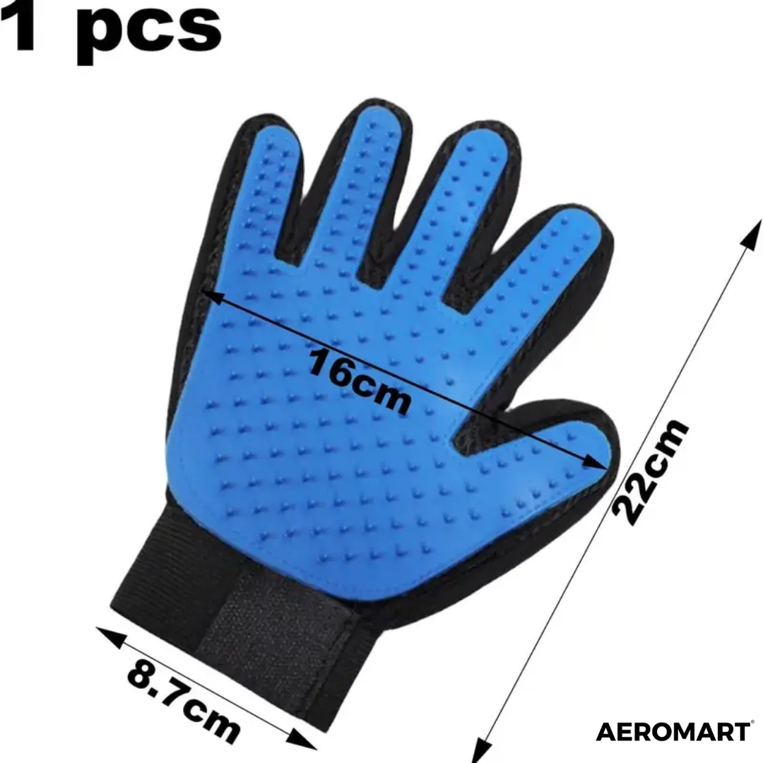 GUANTE REMOVEDOR DE PELO PARA MASCOTAS