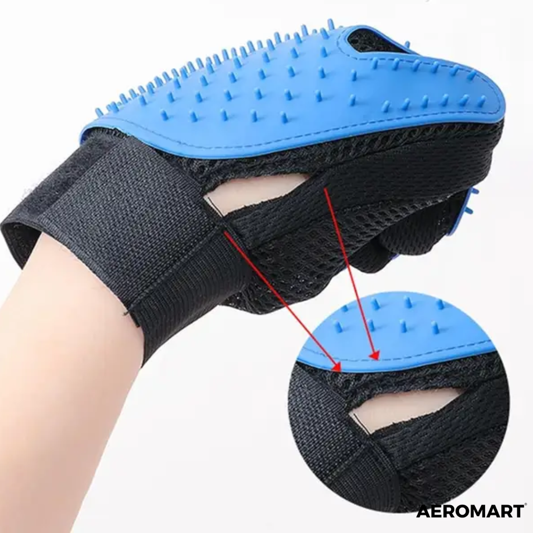 GUANTE REMOVEDOR DE PELO PARA MASCOTAS