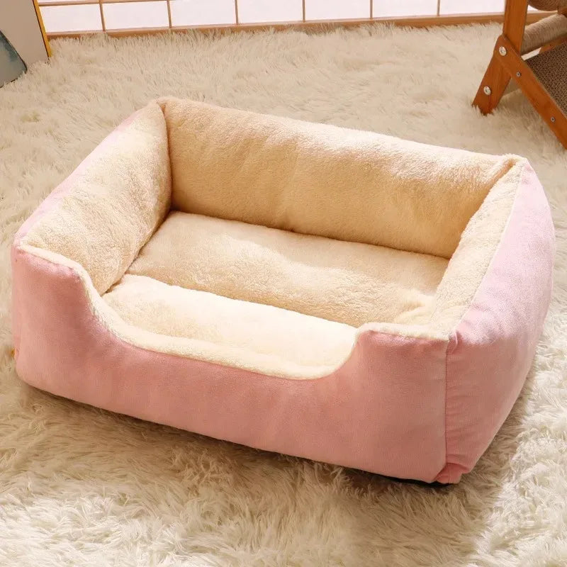 CAMA DE FELPA PARA MASCOTAS