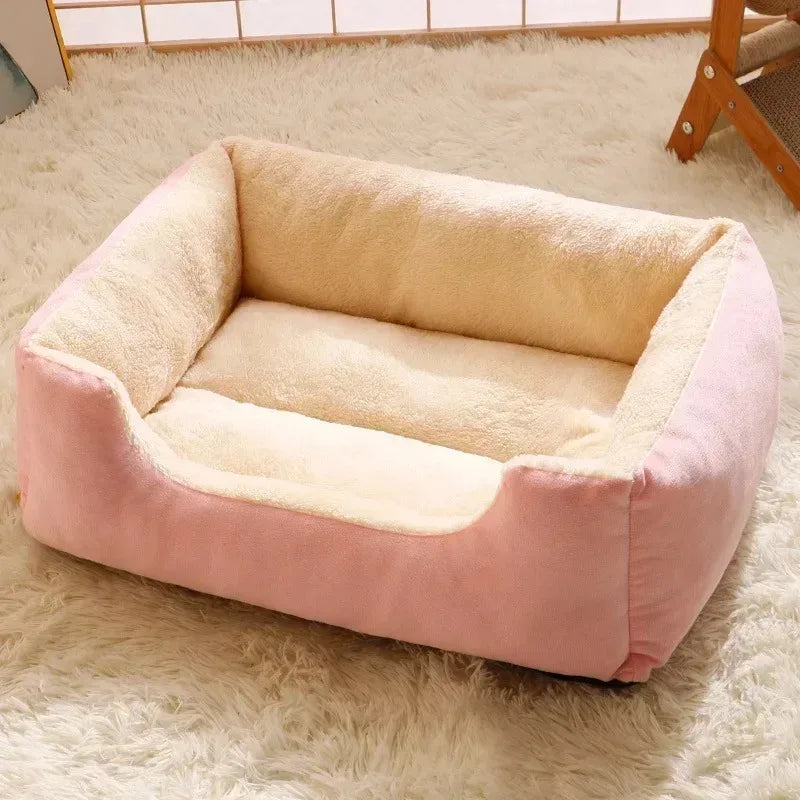 CAMA DE FELPA PARA MASCOTAS