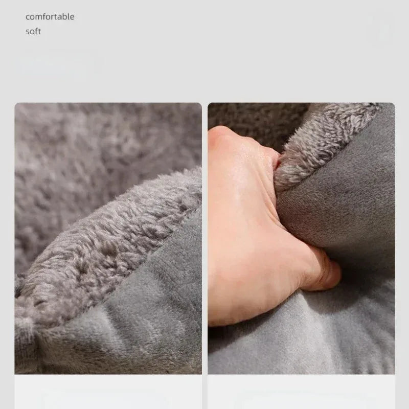 CAMA DE FELPA PARA MASCOTAS