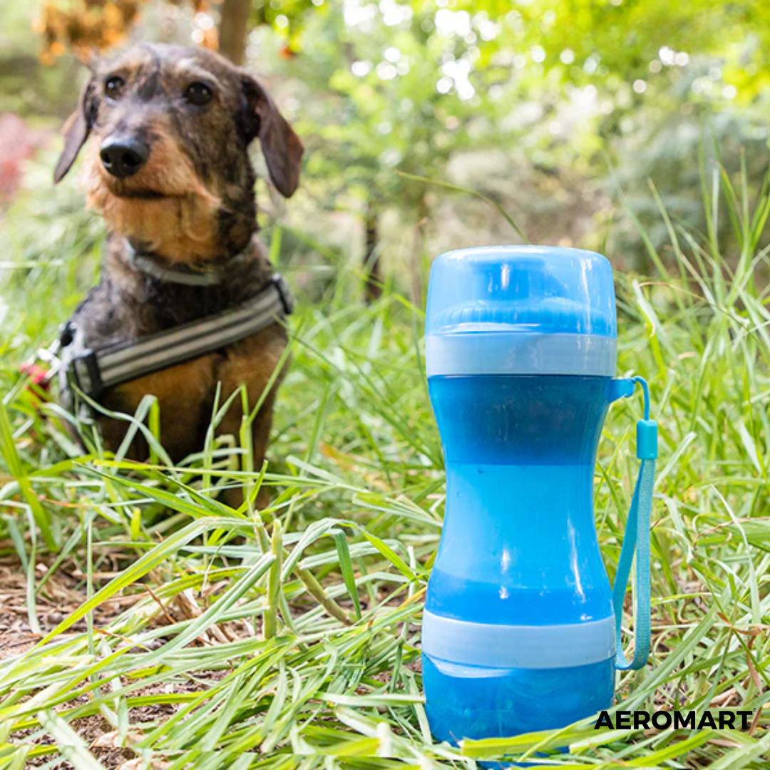 BOTELLA 2 EN 1 PARA MASCOTAS