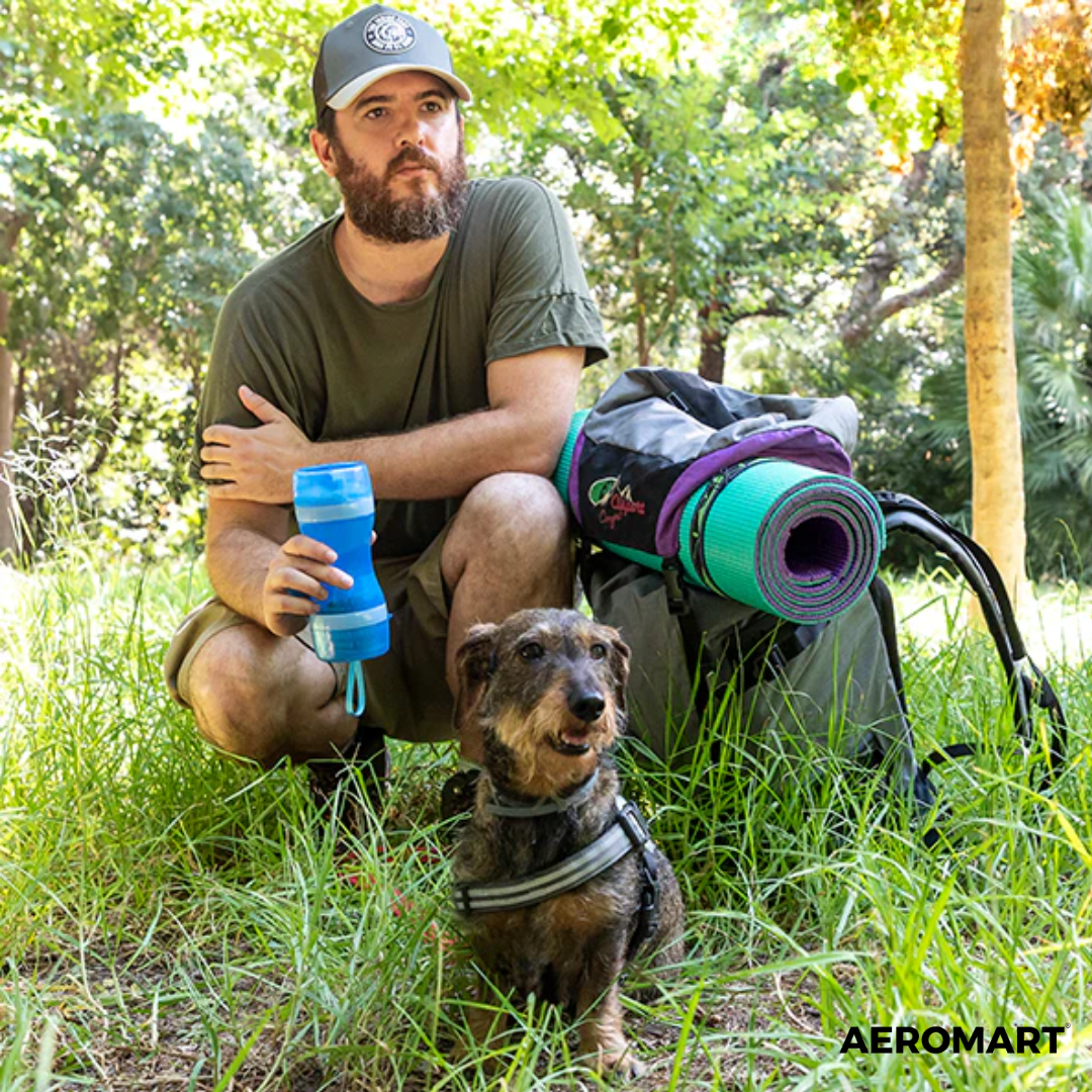 BOTELLA 2 EN 1 PARA MASCOTAS