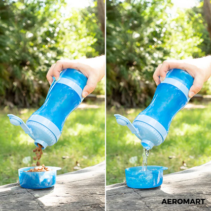 BOTELLA 2 EN 1 PARA MASCOTAS