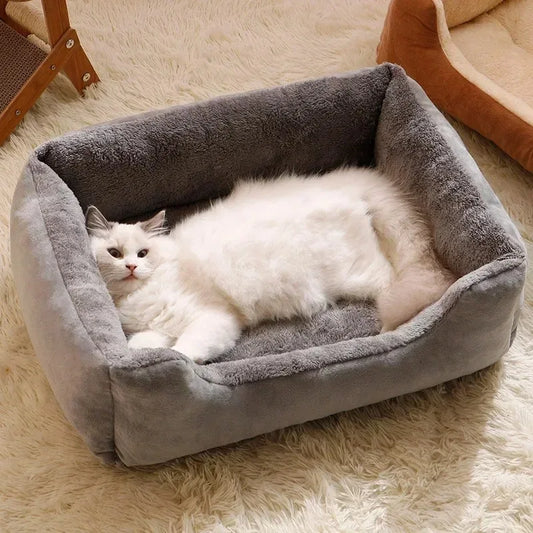 CAMA DE FELPA PARA MASCOTAS