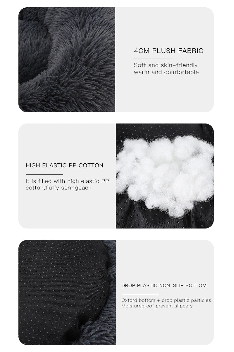 CAMA PARA MASCOTAS REDONDA